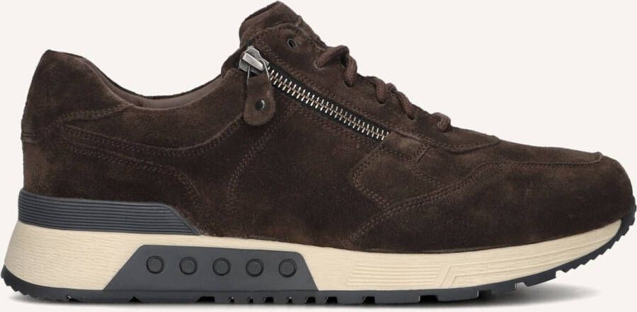 Greve Haarlem K Sneakers Suède Heren Bruin