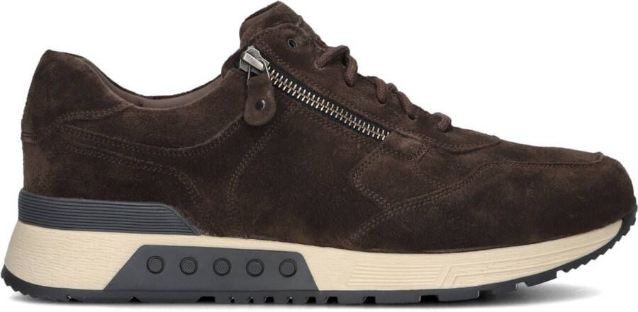 GREVE Lage Sneakers Heren Haarlem K Maat: 45 Materiaal: Suède Kleur: Bruin