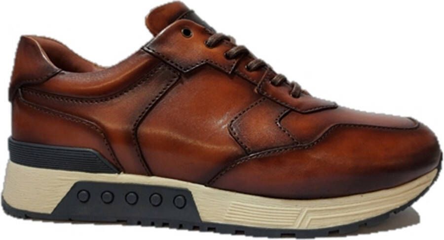 Greve 4289.88-001~~~~~~~~~~~~~~~~~~~ Lage sneakersVrije tijdsschoenen Heren sneakers Cognac - Foto 6