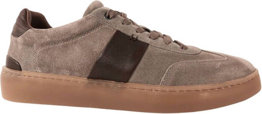 Greve Sneakers Wave 2223.01 Taiga Grijs Suède