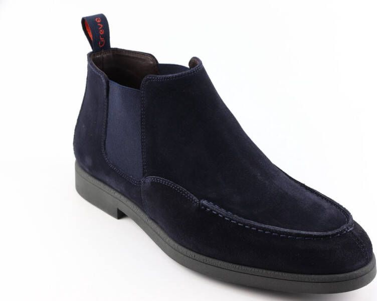 GREVE Chelsea Boots Heren Tufo 1737 5 Suède Blauw