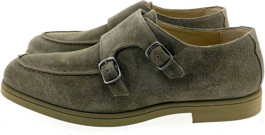 Greve Tufo gesp schoenen lever taupe 41.5