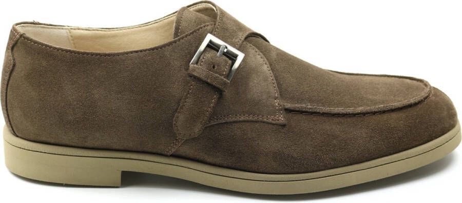 Greve Stijlvolle Suède Schoen voor Mannen Brown Heren - Foto 3