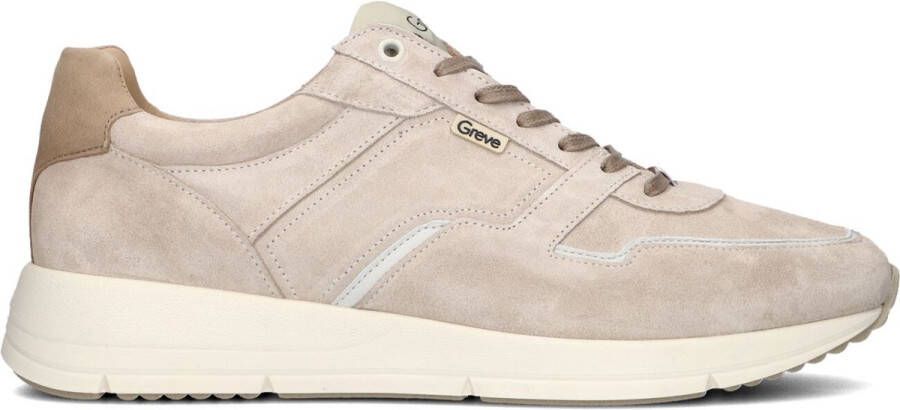 Greve Comfortabele Sneaker Geïnspireerd door Nederlands Landschap Beige Heren