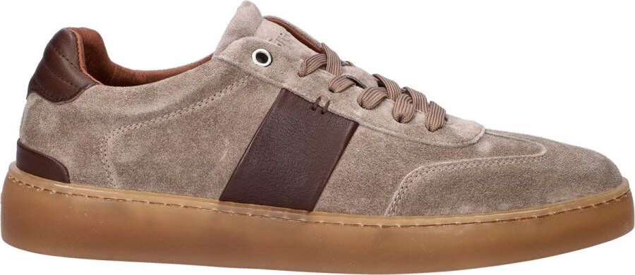 GREVE Lage Sneakers Heren Wave 2223 Maat: 43 5 Materiaal: Suède Kleur: Taupe