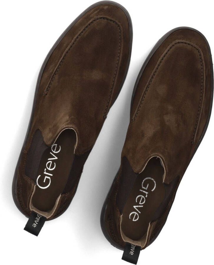 GREVE Chelsea Boots Heren Wave 2701 Maat: 45 Materiaal: Suède Kleur: Bruin - Foto 2