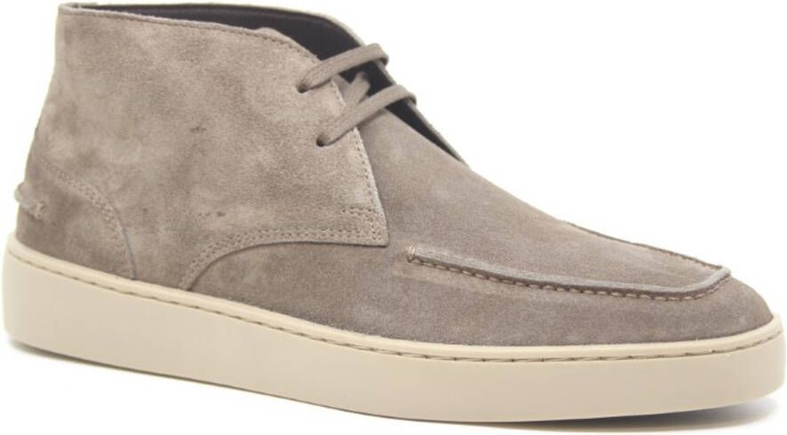 GREVE Hoge Sneakers Heren Wave 2525 Maat: 43 5 Materiaal: Suède Kleur: Bruin