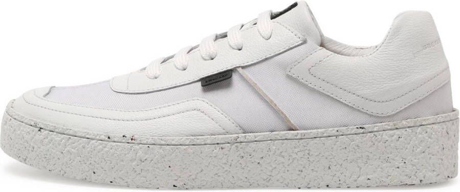 GreyderLab Greyder Lab derlab Sneaker GL 214 60 Wit Schoen cm Leer Duurzaam Canvas Heren Veterschoenen