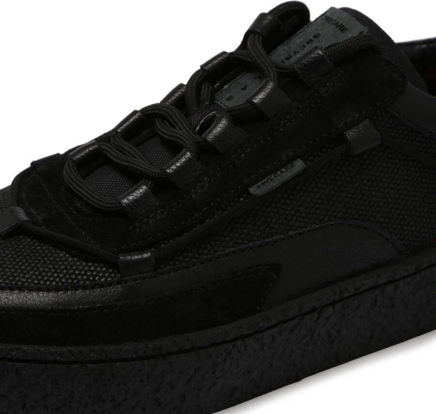 GreyderLab Greyder Lab Sneaker GL 214 56 Zwart Schoen cm Leer Katoen Duurzaam Heren Veterschoenen