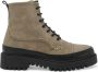 GreyderLab Greyder Lab Boot GL 214 80 Army Schoen cm Leer Katoen Duurzaam Heren Veterschoenen - Thumbnail 1