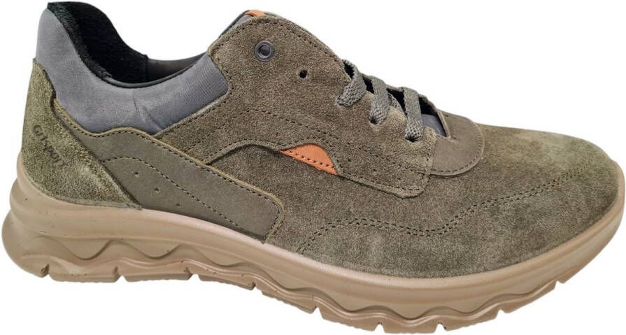 Grisport 44506 Suede Heren Sneakers Groen