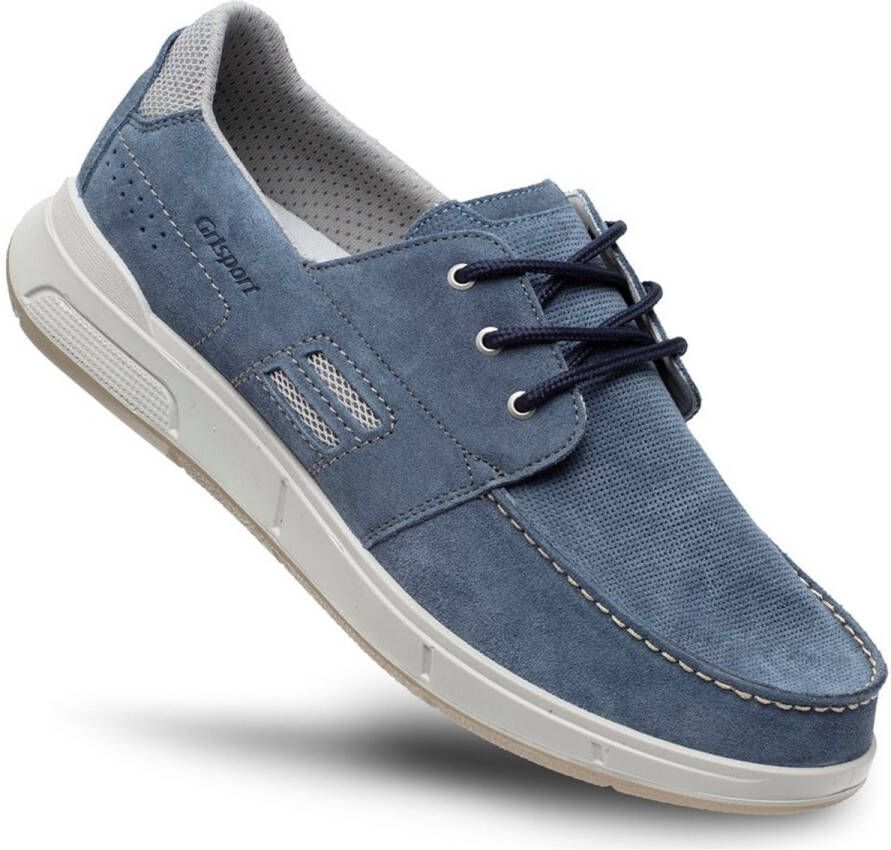 Grisport 44601 blauw casualschoenen heren