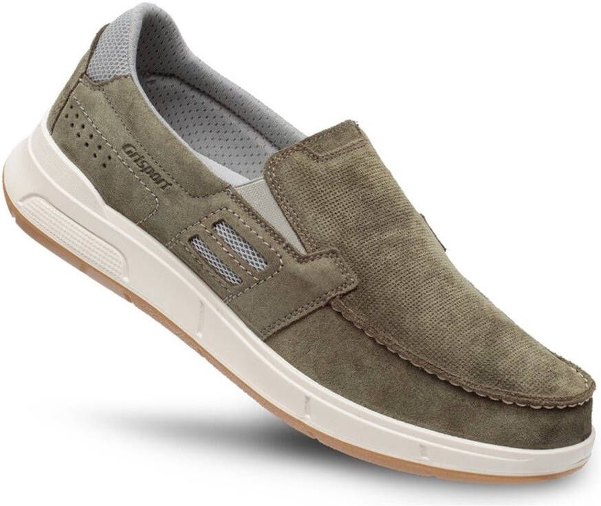 Grisport 44603 groen casualschoenen heren