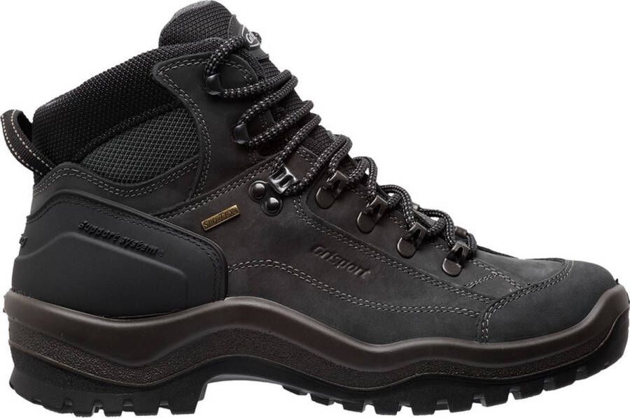 Grisport Bergen Mid Unisex Wandelschoenen Black