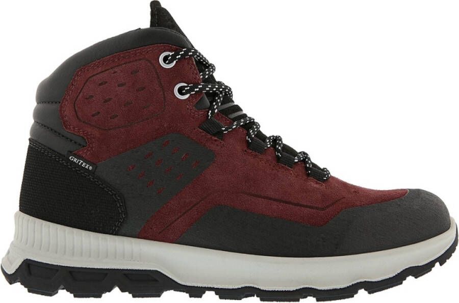 Grisport Berlin Mid leren wandelschoenen bordeaux