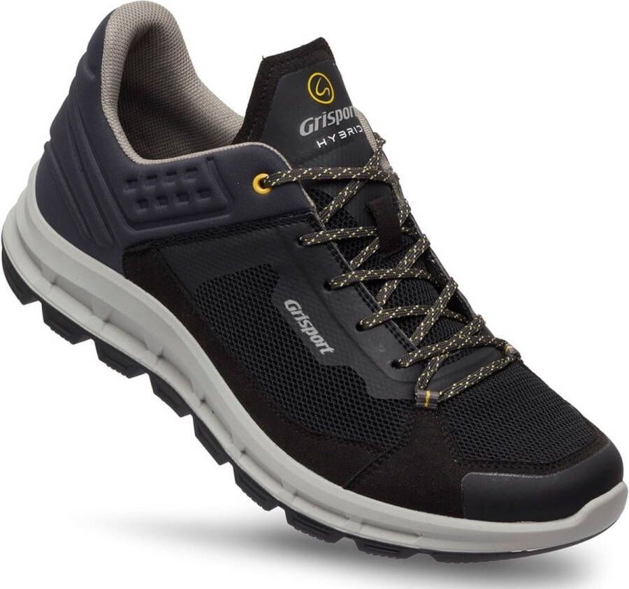Grisport Delta low zwart wandelschoenen heren