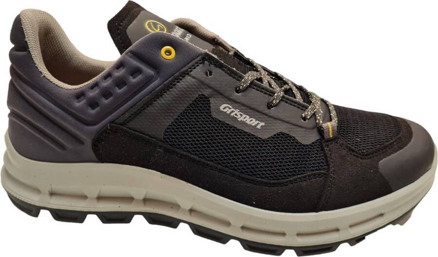 Grisport Gri Delta Low Men black 01 Heren Sneakers Zwart