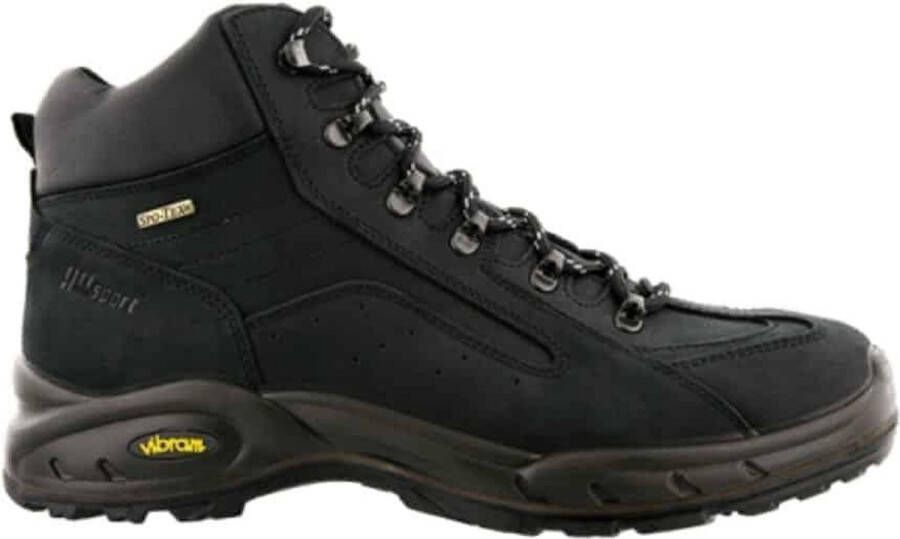 Grisport Zwarte Wandelschoenen Travel Mid