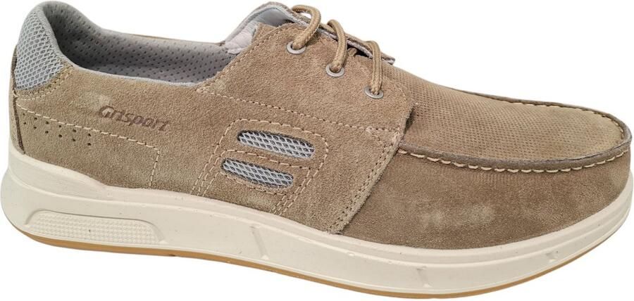 Grisport 44601 Suede Heren Veterschoenen Taupe