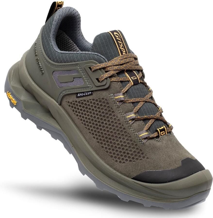 Grisport Discovery low groen wandelschoenen uni