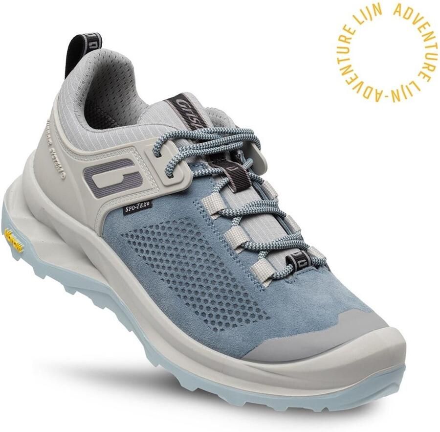 Grisport Discovery Low Wandelschoen Dames leren lage wandelschoenen Light Blue