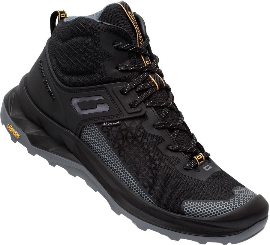 Grisport Explorer Mid Wandelschoen Heren leren lage wandelschoenen Black