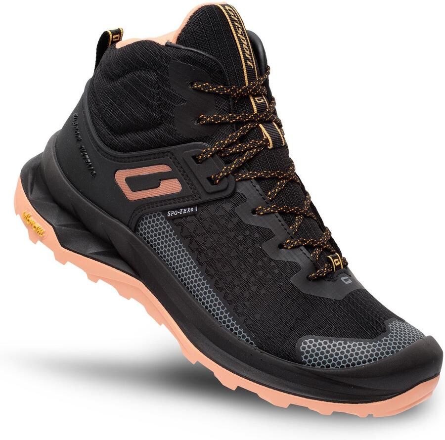 Grisport Explorer mid zwart roze wandelschoenen uni
