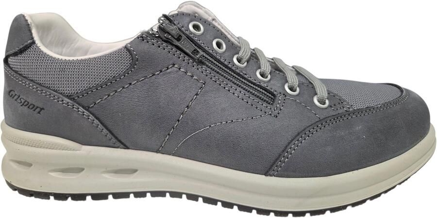 Grisport GRI 43069 Blue Grey 164 Sneakers Nubuck Blauw Grijs Heren Grijs Blauw