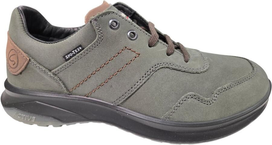 Grisport GRI 44101 Green 09 Sneakers Nubuck Groen Heren Groen - Foto 3