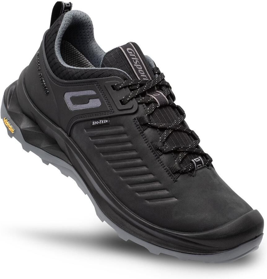 Grisport Journey low zwart wandelschoenen uni