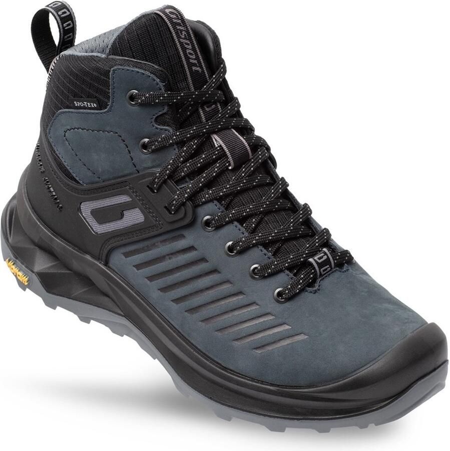 Grisport Journey mid blauw wandelschoenen uni