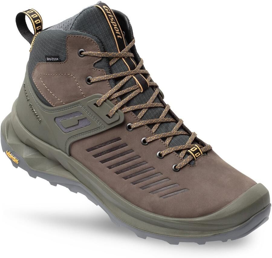 Grisport Journey Mid Unisex Wandelschoenen Brown