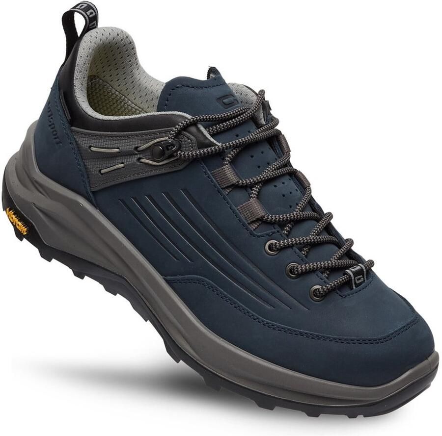Grisport Outlander low blauw zwart wandelschoenen uni