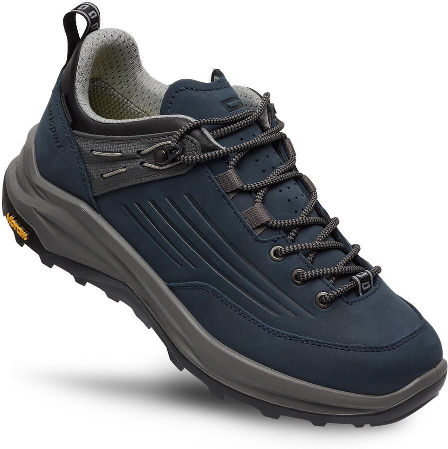 Grisport Outlander low blauw zwart wandelschoenen uni