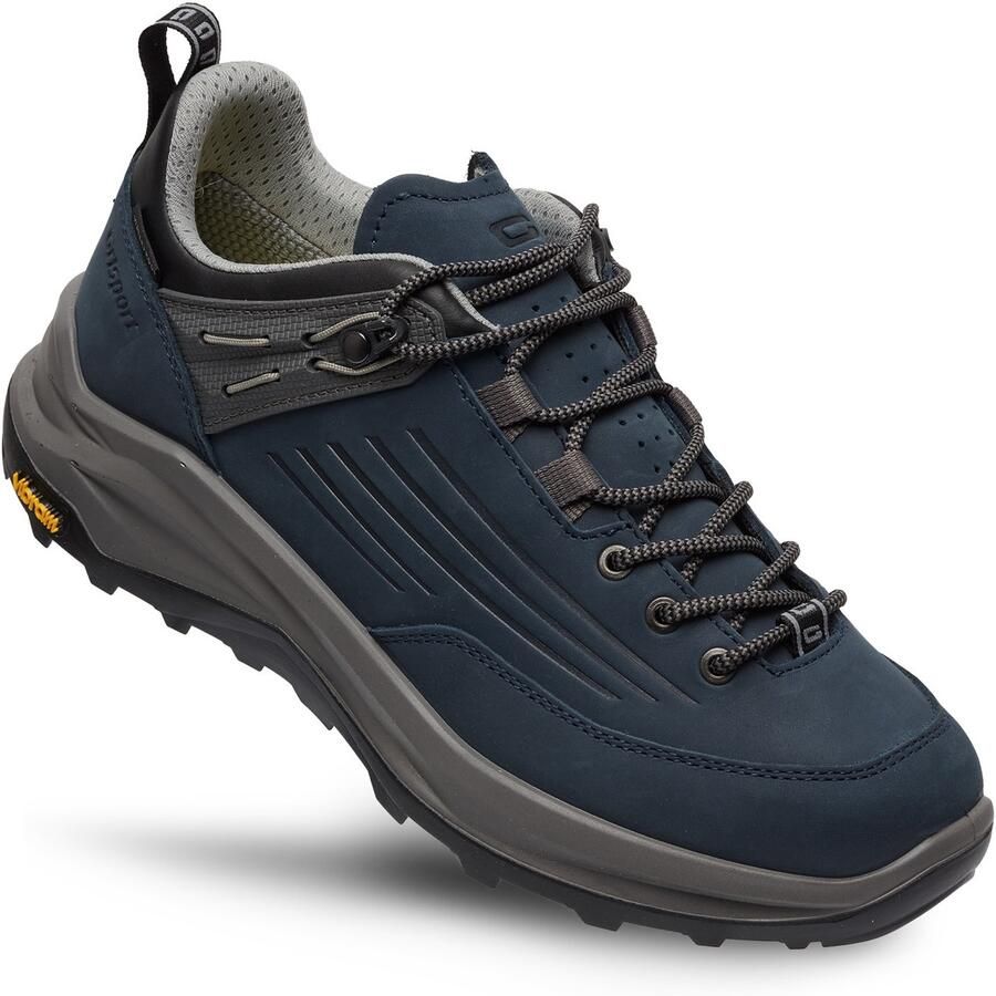 Grisport Outlander low blauw zwart wandelschoenen uni
