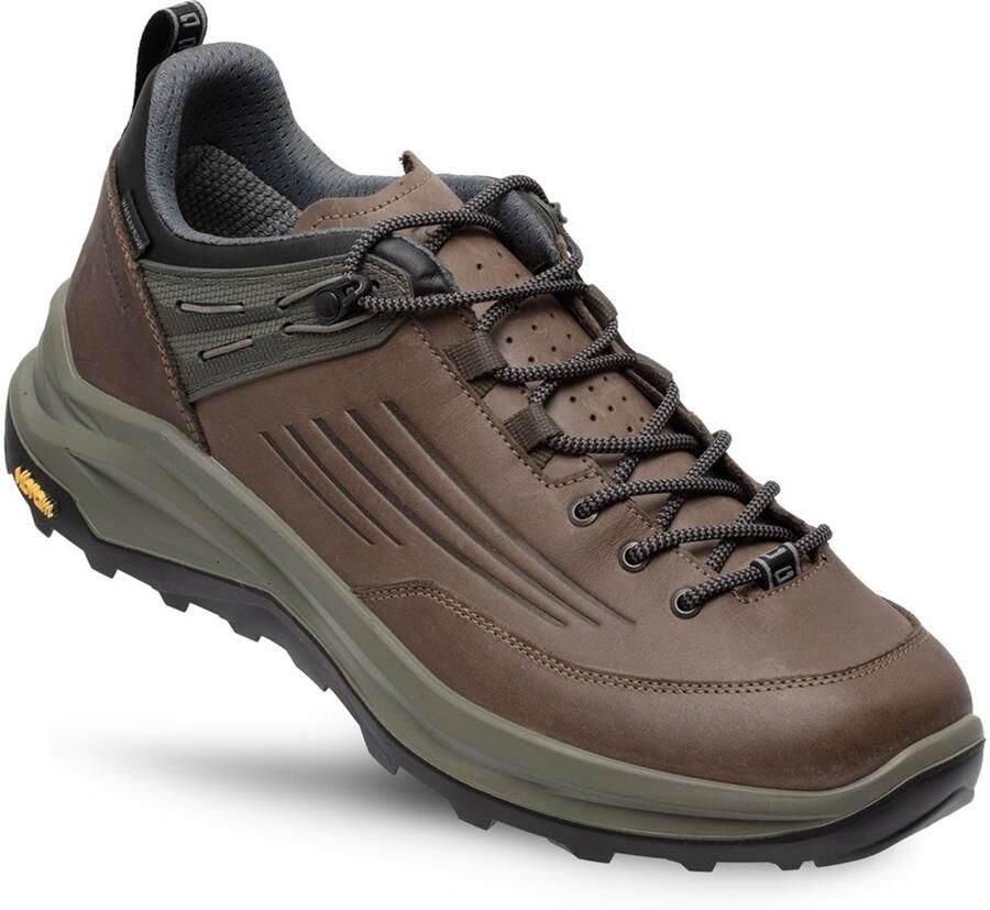 Grisport Outlander low bruin groen wandelschoenen uni