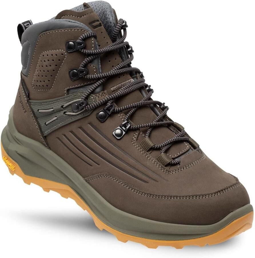 Grisport Outlander Mid groen geel wandelschoenen uni