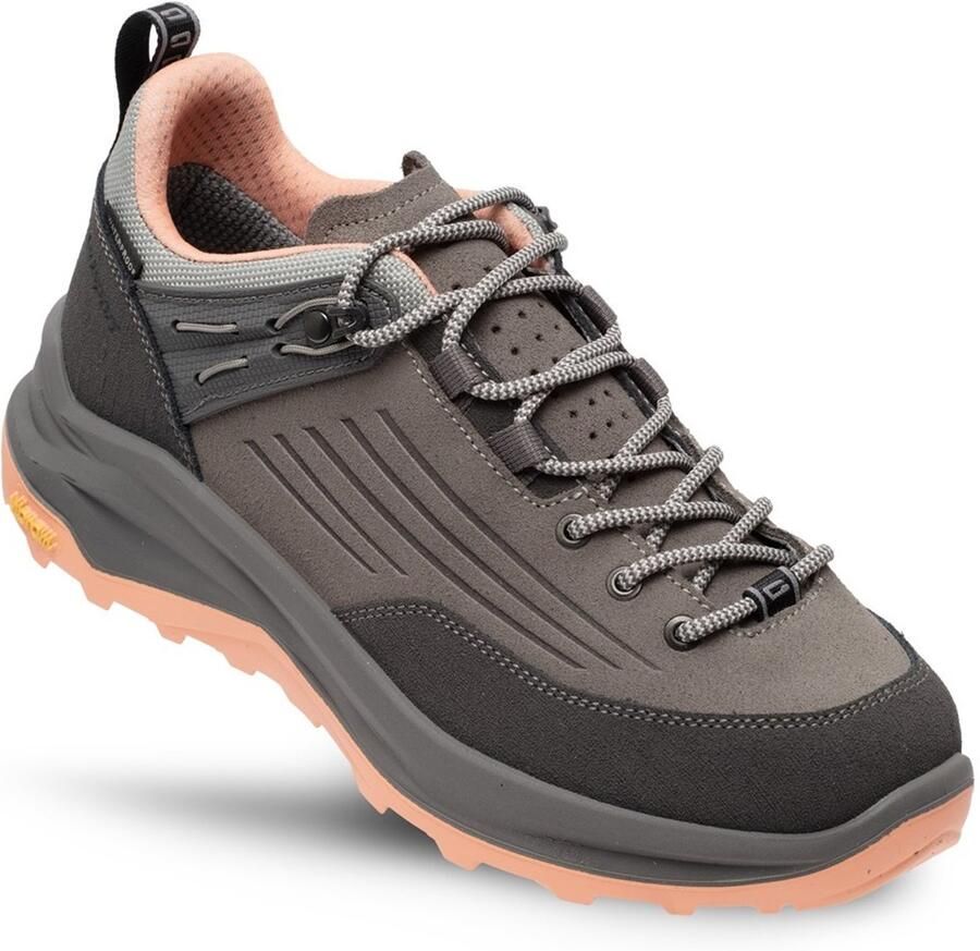 Grisport Overland Low grijs roze wandelschoenen uni