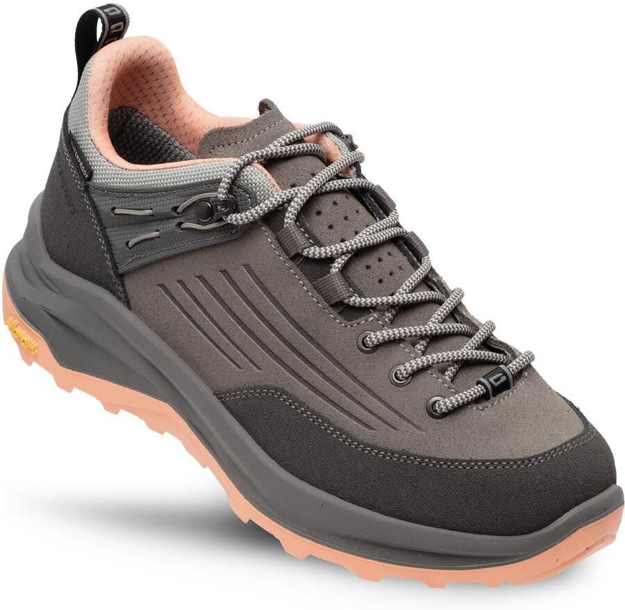 Grisport Overland Low suède wandelschoenen oranje bruin