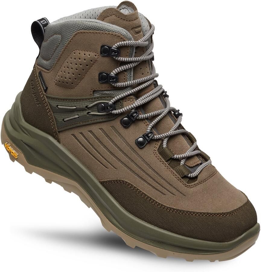 Grisport Overland Mid suède outdoor schoenen zand bruin