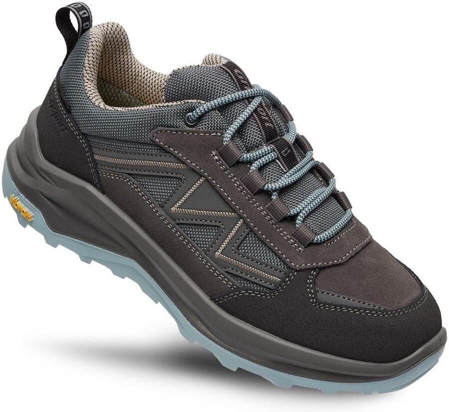 Grisport Swift Low grijs blauw wandelschoenen uni