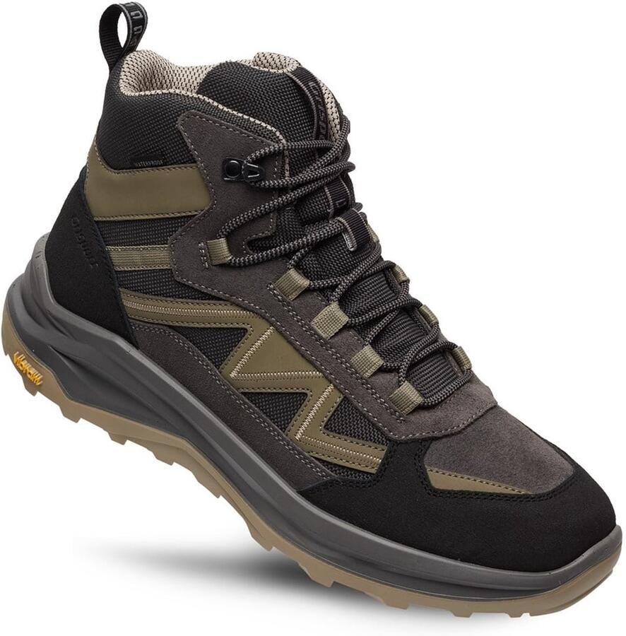 Grisport Swift Mid grijs beige wandelschoenen uni