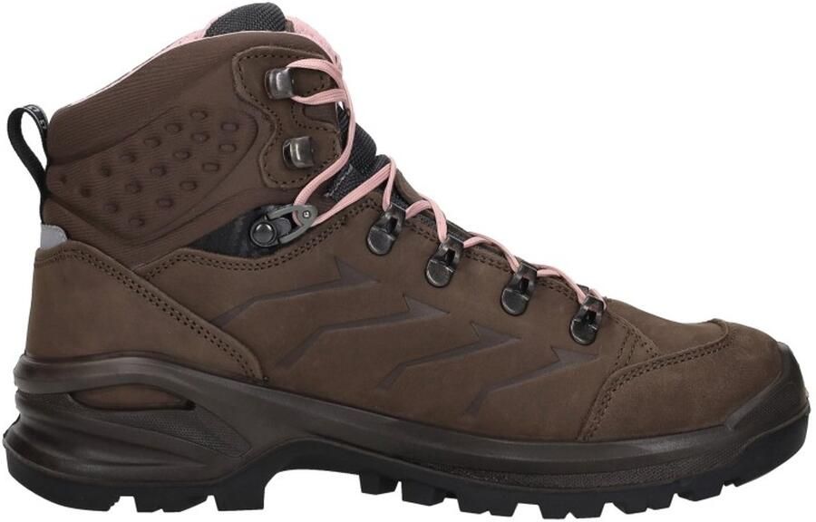 Grisport Venture Mid bruin roze wandelschoenen uni (a)
