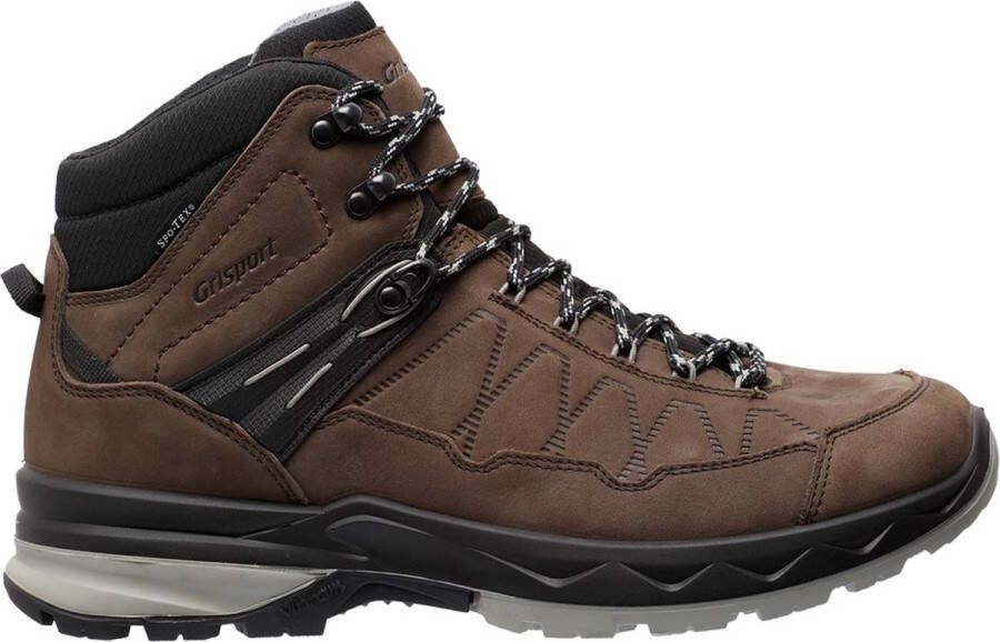 Grisport Gri Tampa Mid Wandelschoenen Heren Halfhoog Bruin