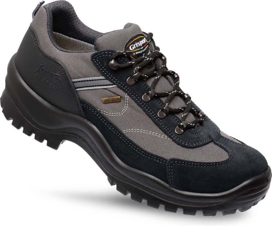 Grisport Torino Low Wandelschoenen Unisex Grey Black