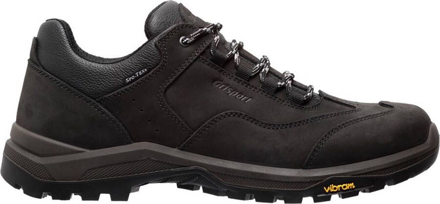 Grisport Walker Low wandelschoenen zwart Nubuck