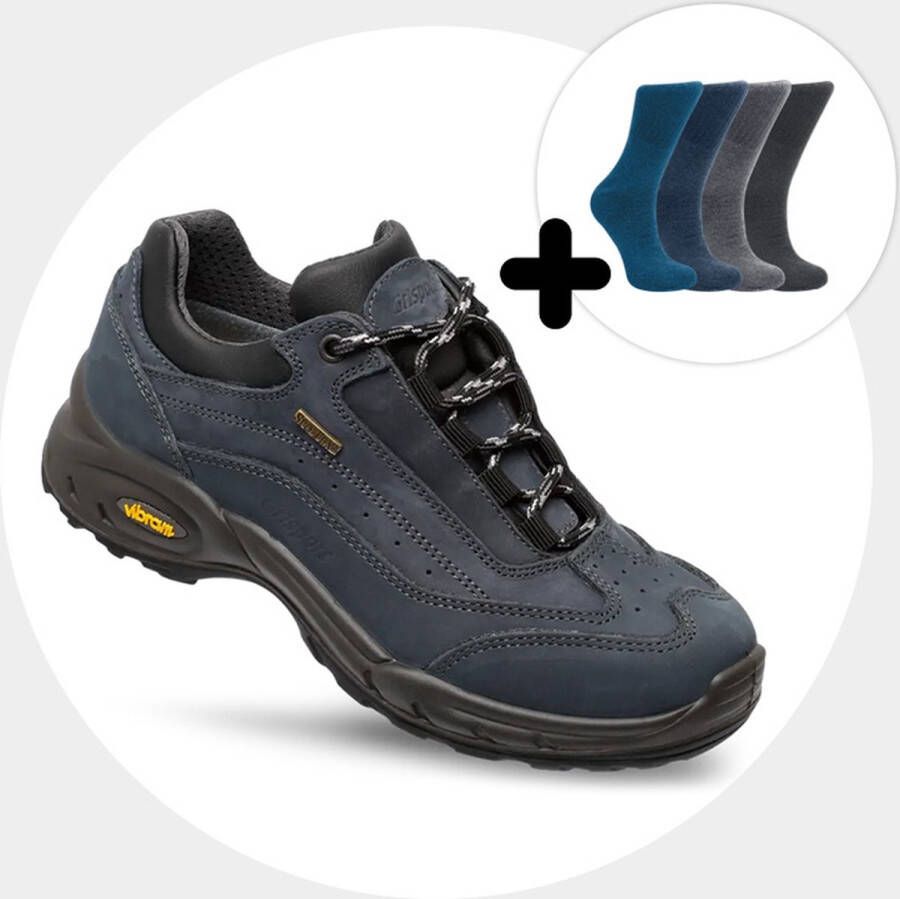 Grisport Wandelschoenen met GRATIS sokken Merk: Model: Travel low Blauw