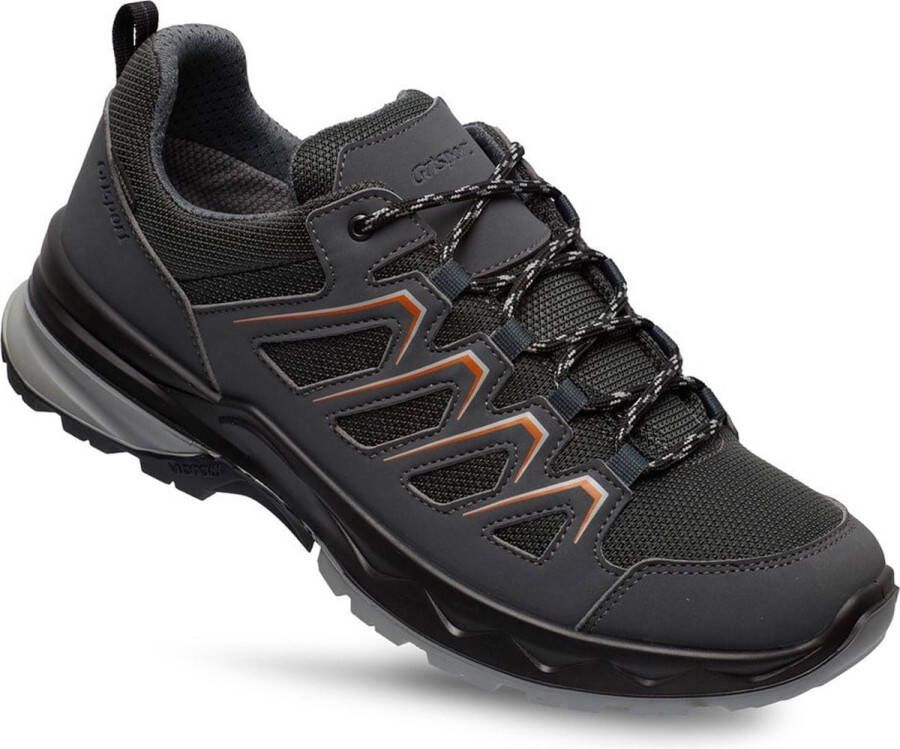 Grisport Wega Low grijs wandelschoenen uni