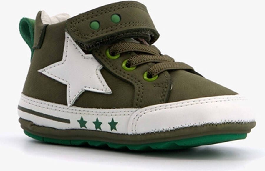 Groot babyschoenen groen Uitneembare zool In cadeauverpakking