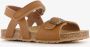 Groot leren jongens sandalen cognac - Thumbnail 2